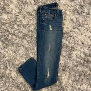 Distressed Express Jeans
